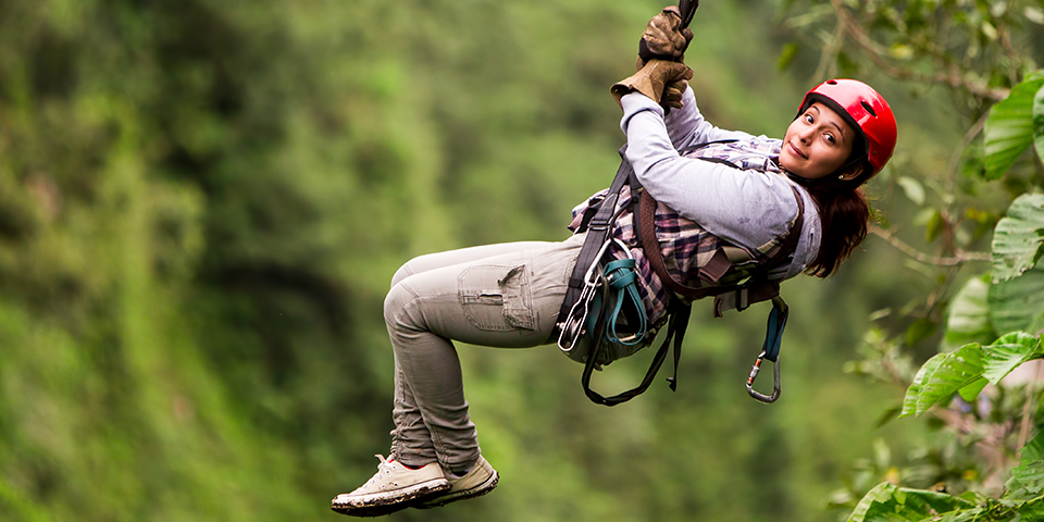 Ziplining