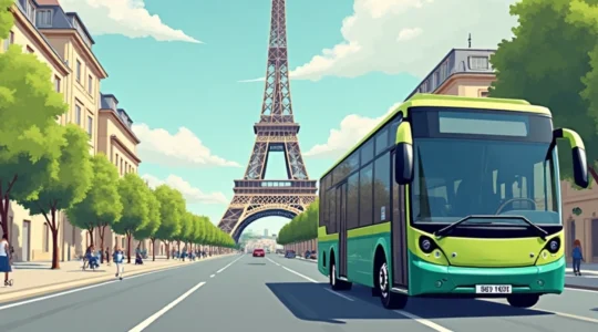 eco-responsible Paris bus tour