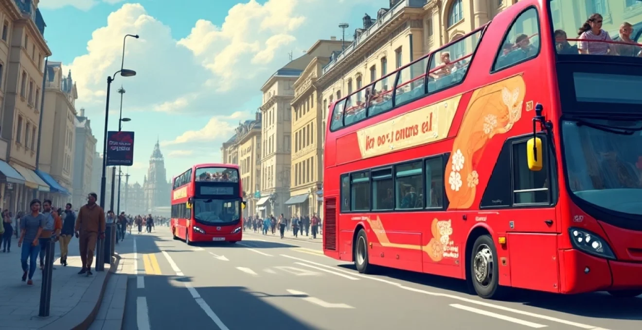 hop-on hop-off bus 