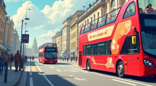 hop-on hop-off bus